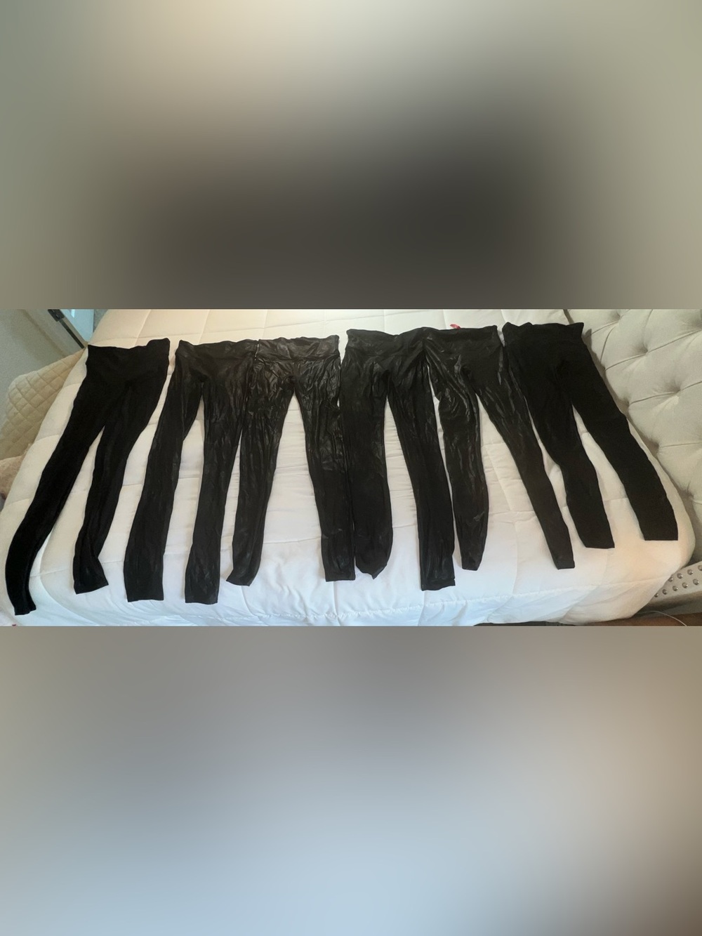 SPANX Leggings Bundle of 6 – Small & Medium Tall – Black